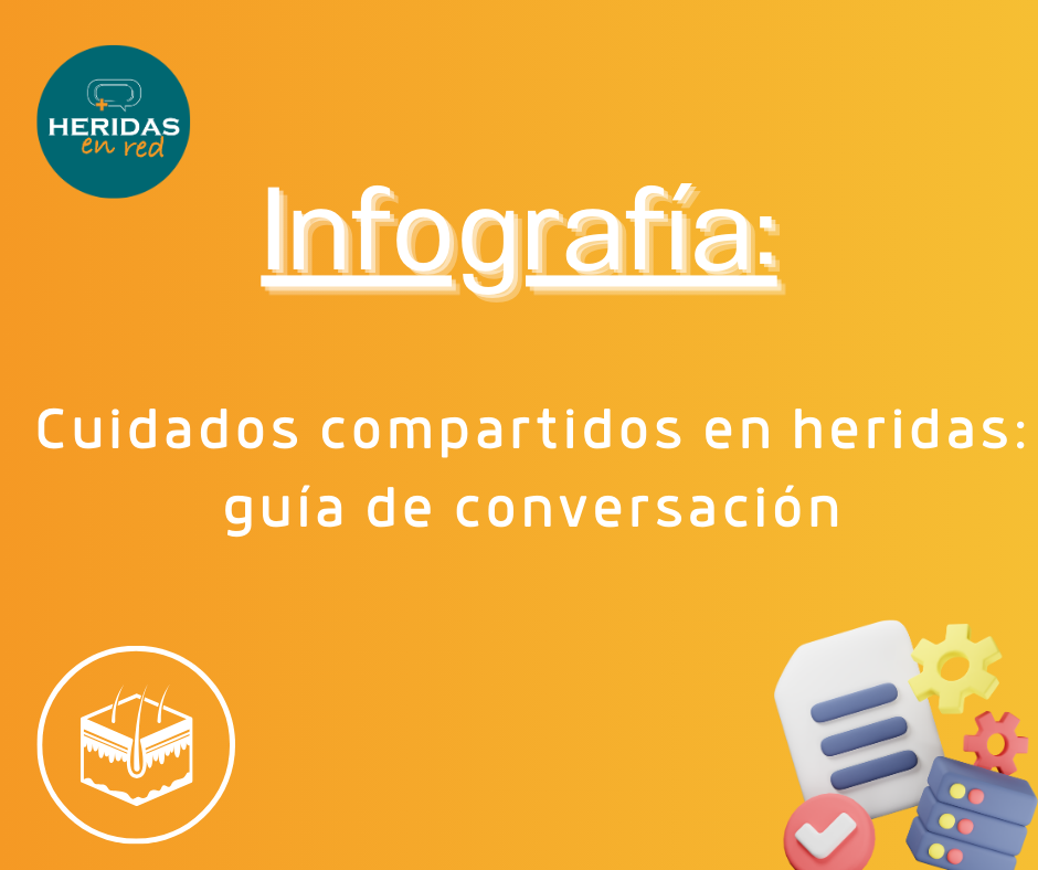 Infografía de cuidados compartidos y guía de conversación